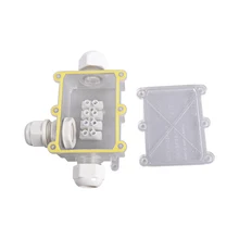 PG13.5 кабельный ввод открытый Водонепроницаемый Кабельный разъем IP68 3 направлениях кабельный разъем провода электрические распределительная коробка с терминала