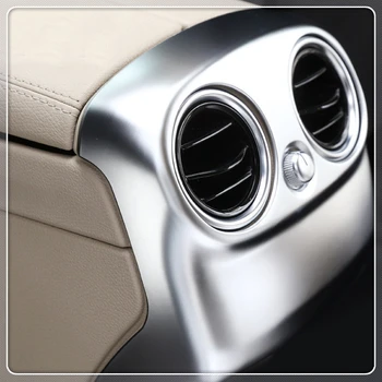 

For Mercedes-Benz C-Class W205 2015 2016 2017 2018 2019 Car Interior Armrest Box Rear Air Condition AC Vent Cover Trim ABS Matte