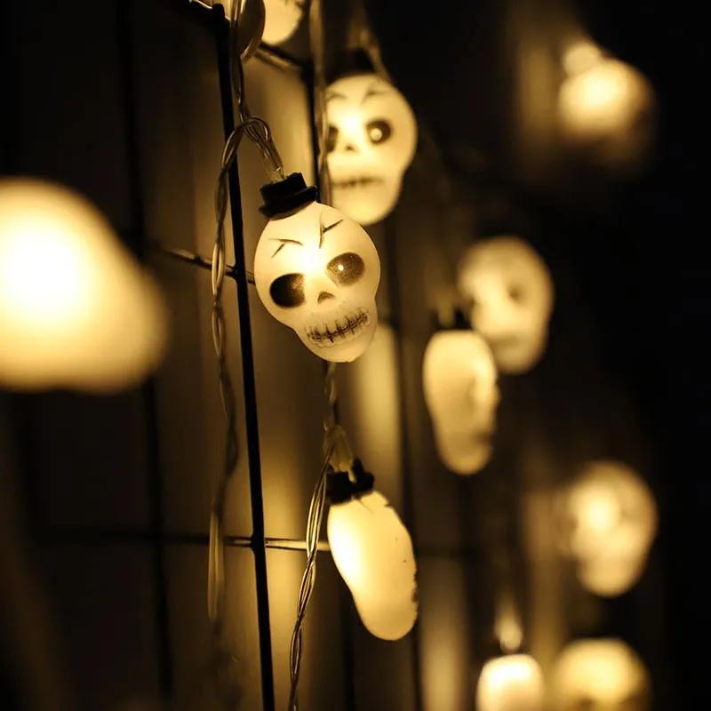 

QYJSD Halloween Decorations Battery String Lights Holiday Lighting USB LED Novelty Amazing Bulbs Fairy Party Salon Patio Outdoor