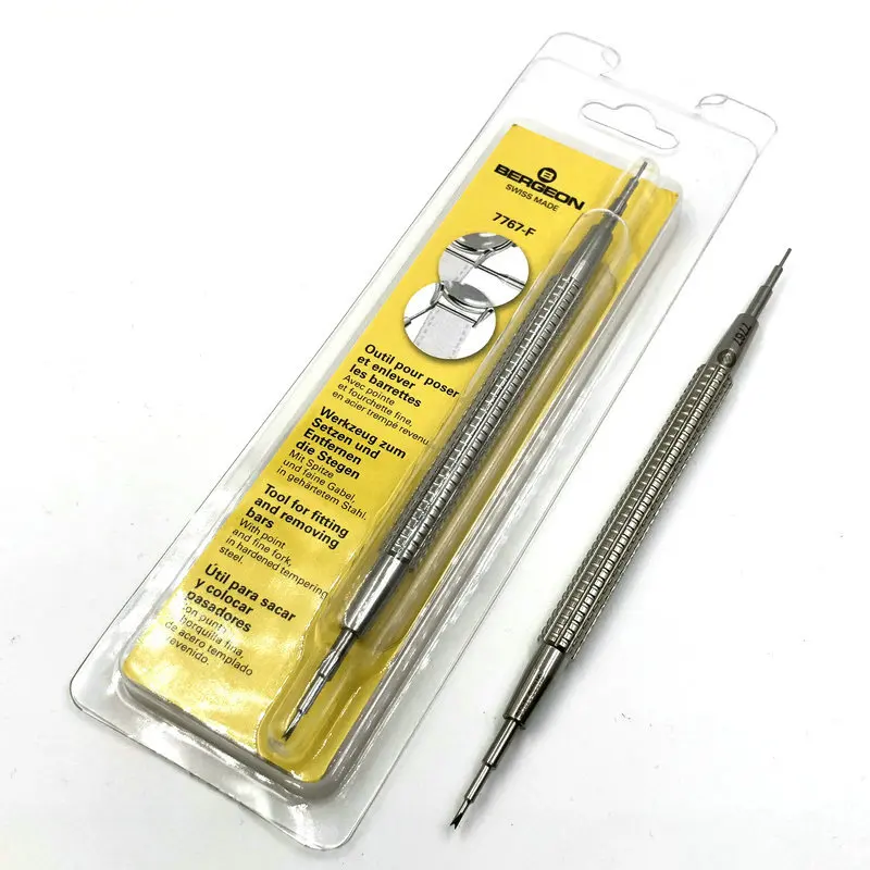 

1pc Original bergeon 7767-f Spring Bar Watch Bracelet Fitting Removing Tool Free Shipping