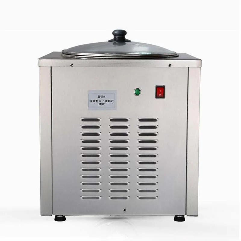 Мороженое Maker360W, коммерческих жареный лед машина, одна круглая сковородка жареный йогурт/напиток/Мороженое CB-801A