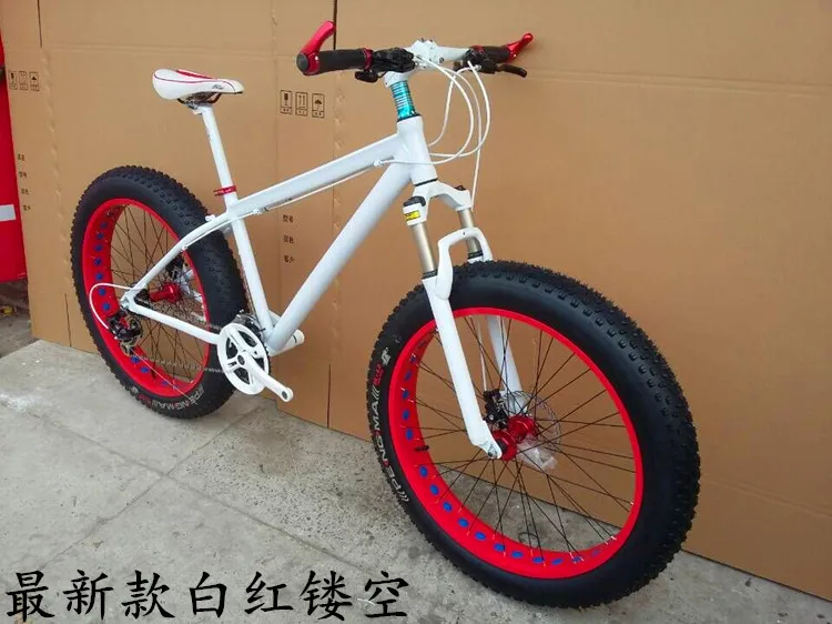 Flash Deal Kalosse 27 speed   DIY colors  26er  mountain bike  26*4.0 tires  M4000   Snow mountain bicycle   Beach  bike 1