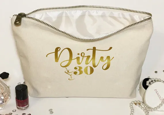 30 парусиновых пакетов для макияжа на день рождения|gift gifts|gifts for partygifts wedding |