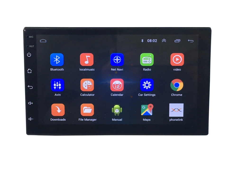 Android 8,1 2 DIN автомагнитола 2G ram 32G rom Bluetooth 4G wifi Универсальный 7 ''2din автомобильный DVD gps navi плеер четырехъядерный авто радио