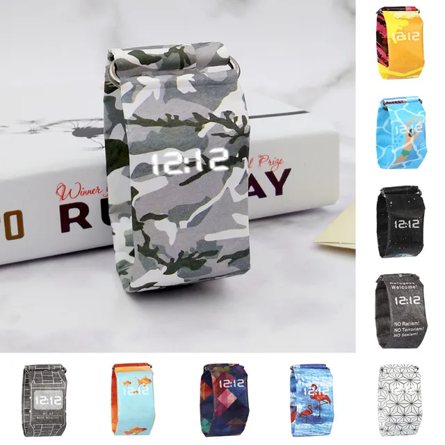 paper led watch