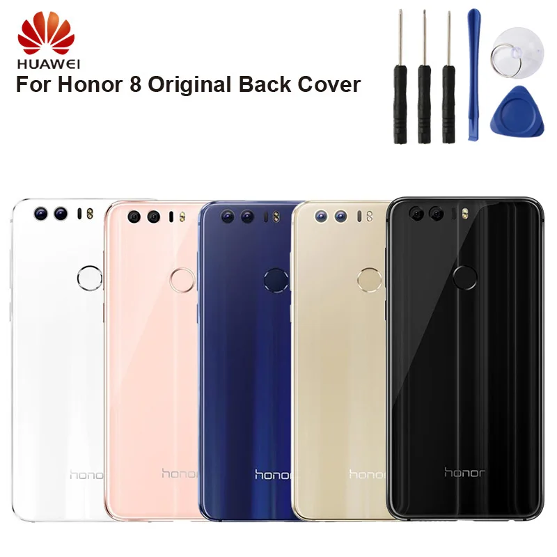 Huawei аккумулятор стекло задняя крышка Дверь для huawei Honor 8 FRD-AL00 дверь задний корпус задняя крышка защитный чехол для телефона