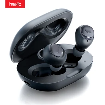 

HAVIT I96 TWS Bluetooth Earphones V5.0 HD Stereo Wireless Microphone IPX5 Noise Cancelling Gaming Headset Paired Separately