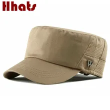 Пустая Плоская верхняя винтажная Спортивная Кепка летний военный Регулируемый головной убор Ретро Снэпбэк мужская шляпа Осенняя Кепка-бейсболка