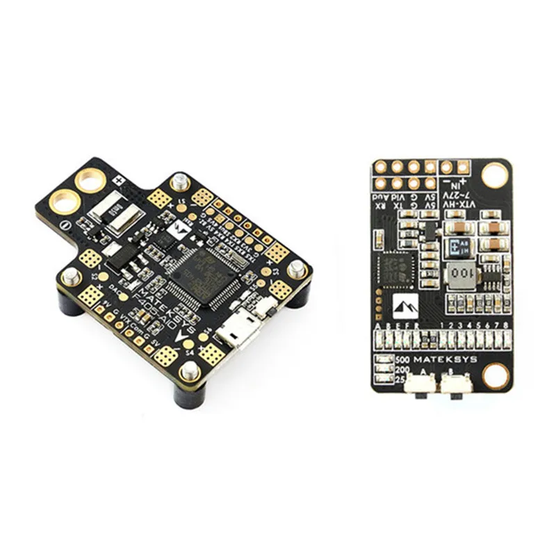 

Matek BetaFlight F405-AIO Flight Controller Built-in PDB + Matek 5.8G Video Transmitter VTX-HV for RC Racing Drone Quadcopter
