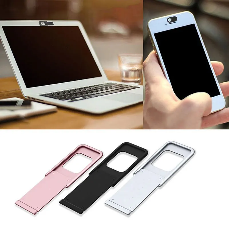 3Pcs Aluminum Alloy Cam Shutter Slider Camera Cover For