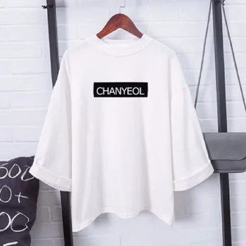 

Mainlead Baekhyun Chanyeol Kai Print Kpop TEE EXO Women Sweatshirt WHITE Color Name
