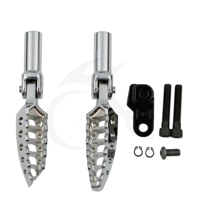 Мужские крепления подножки колышки подходят для Harley Softail Slim FLS FLSS Cross Bones FLSTSB два