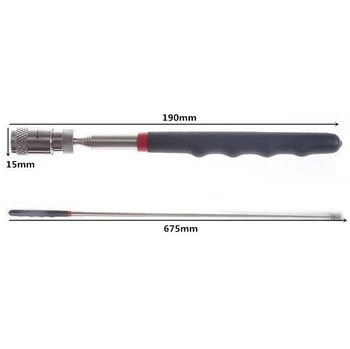 

1pc Telescopic Pick Up Tool Magnetic Mini LED Magnet Tool For Picking Up Screwdriver Nuts And Bolts Metal Screw Hand Tools