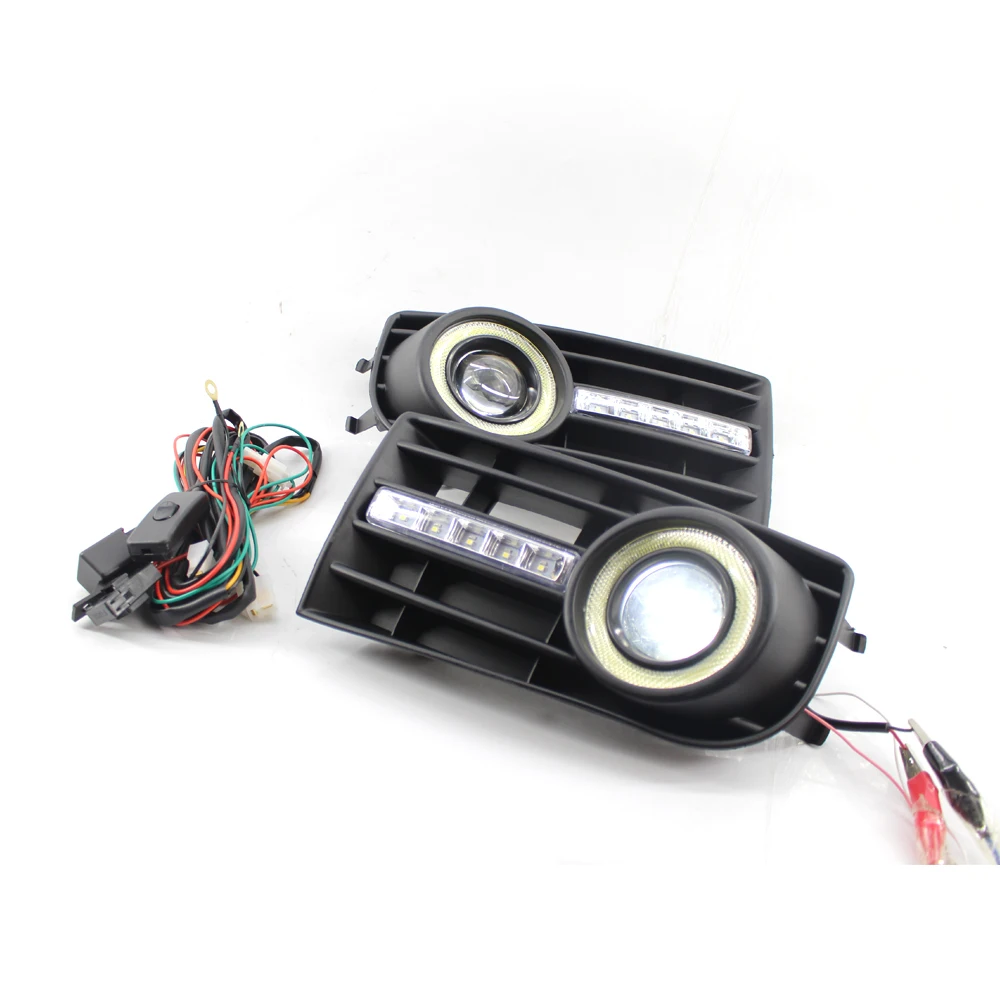 1 пара противотуманных фар решетки H3 для VW GOLF 5 MK5 Rabbit 2005 2009 & комплект