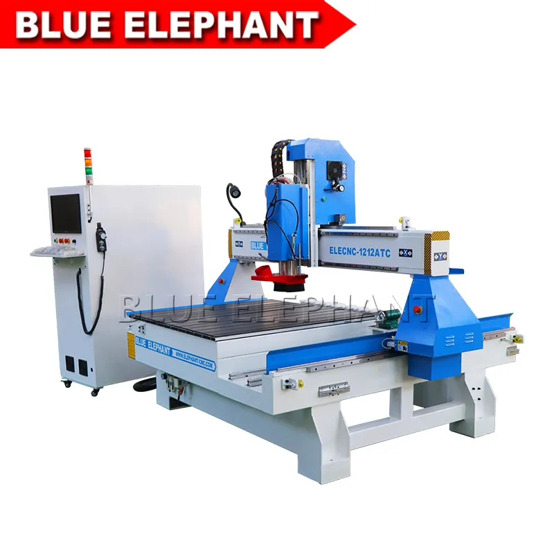 

4 axis economical atc cnc router 1212 Newest model factory on sale for wood acrylic metal
