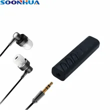 Автомобильный беспроводной bluetooth-приемник SOONHUA, bluetooth-адаптер, AUX 3,5 мм разъем, автомобильный передатчик, автомобильные музыкальные приемники