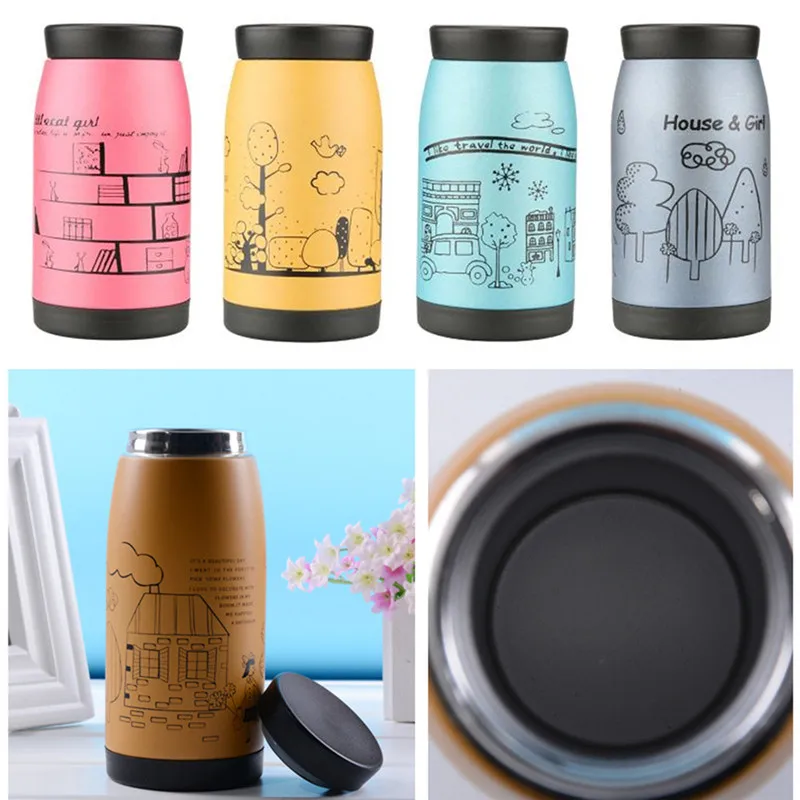 

Cute Belly 350ml/500ml Kids Stainless Steel Vacuum Cup Thermos Mug Drinkware Portable Children Thermal Bottle Tumbler Thermo mug