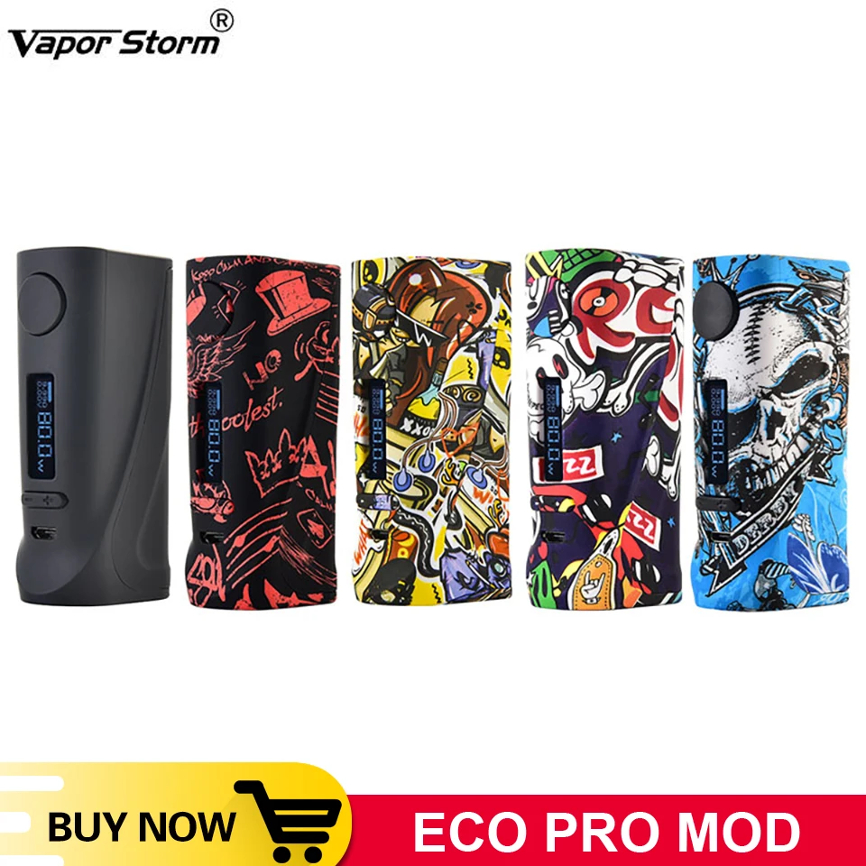 Оригинальный вейп мод Vapor storm ECO PRO 5 Вт 80 электронная сигарета с поддержкой режима