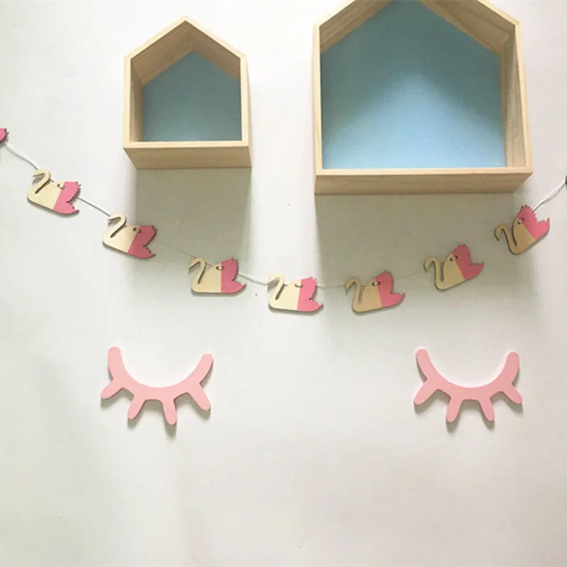 Cartel de madera de estilo nórdico unicornio nubes pluma Cisne Woodchips Set pared colgante guirnalda para niños habitación decoración fotografía Accesorios Cartel de madera de estilo nórdico unicornio nubes pluma Cisne Woodchips Set pared colgante guirnalda para niños habitación decoración fotografía Accesorios