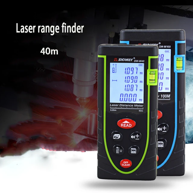 Aluminum Alloy Laser Rangefinder  Aluminum Alloy Electronic Ruler - 40m  Infrared - Aliexpress