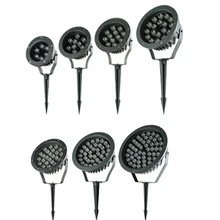 Светодиодный проекционный фонарь 3 Вт 6 Вт 18 вт круговой точечный свет наружный проекционный свет наземная вставка Газон Свет Пейзаж двора свет