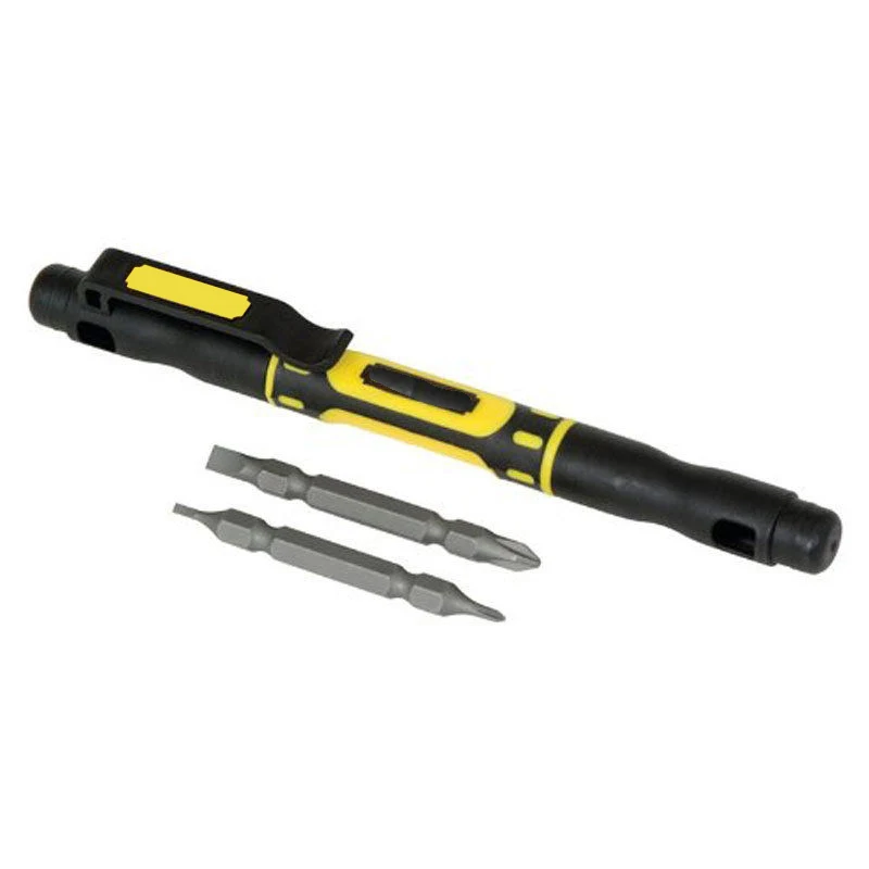 

Alloy Stanley 3-in-1 Pocket Screwdriver 66-344 with Two Double-Ended Bit Tools