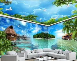 Beibehang заказ обои Мальдивы морской пейзаж остров полный дом обои для стен для детской комнаты 3d