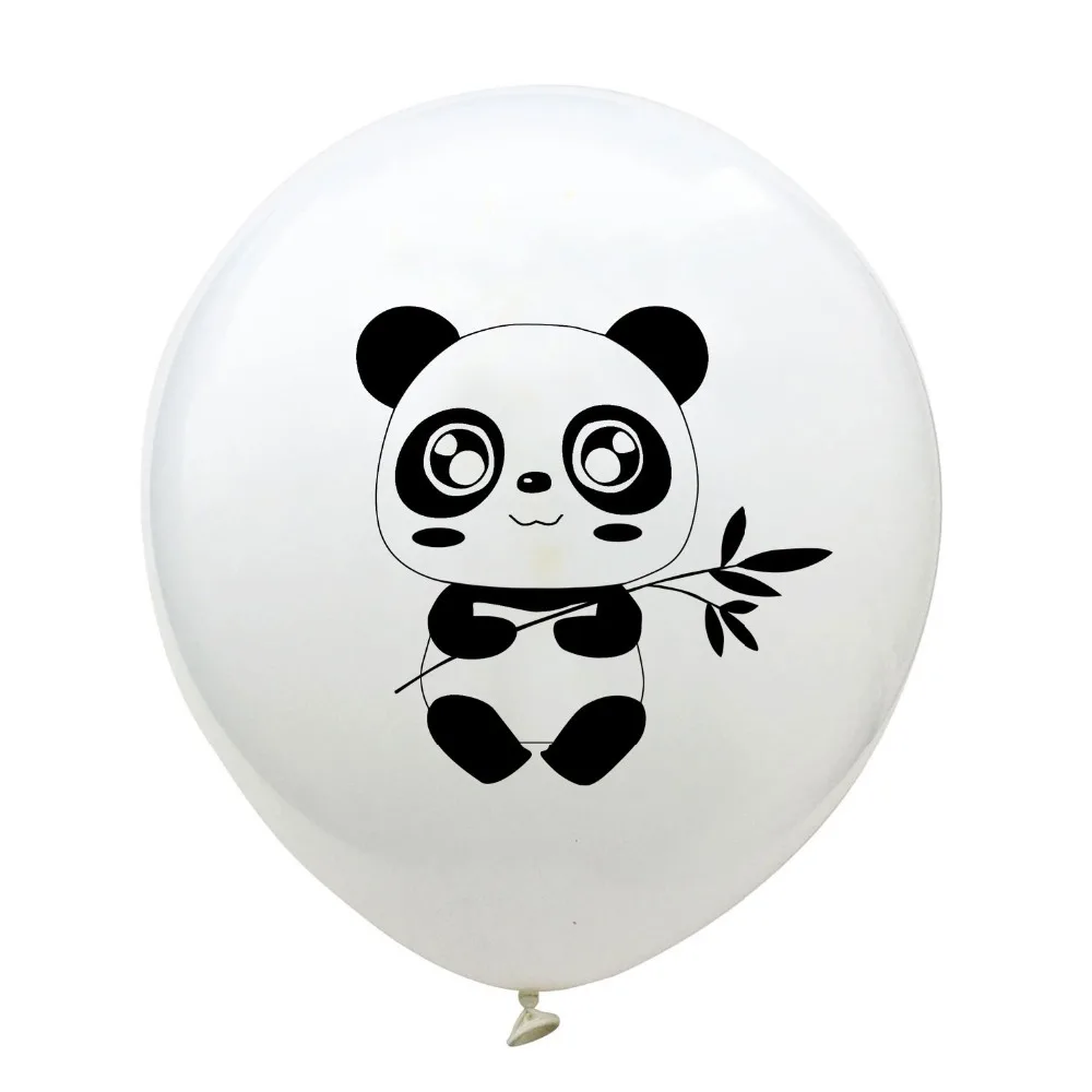 Pandas Eat бамбуковый латексный воздушный шар прозрачная детская вечеринка на день