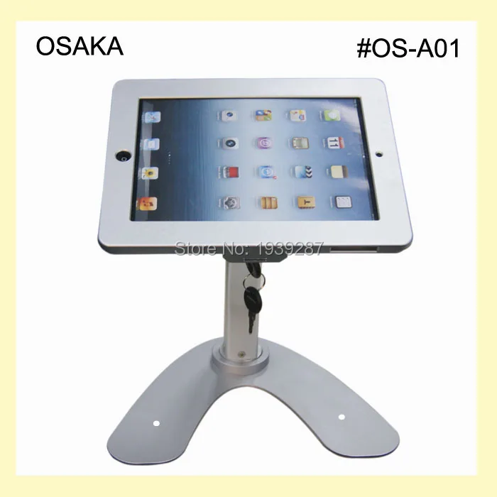 for iPad table security rotating stand for restaurant menu ordering