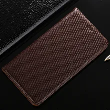 High Quality Genuine Leather Cover For Xiaomi Redmi Note 4 4X Classic Magnetic Flip Stand Phone Case + Free Gift