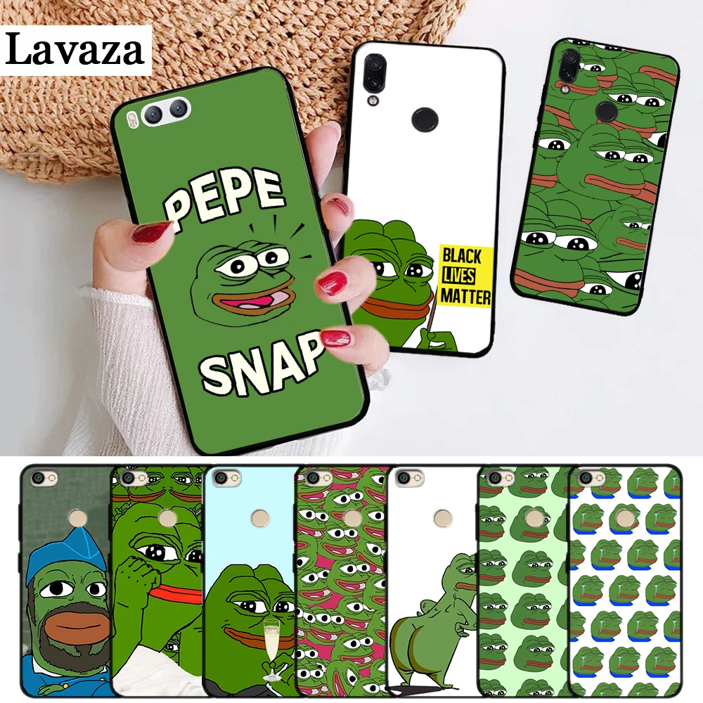 

Lavaza the Frog meme pepe Colorful Cute Silicone Case for Xiaomi Redmi 4A 4X 5A 5 Plus S2 6 6A 7A K20 Note 4 7 Pro Prime Go