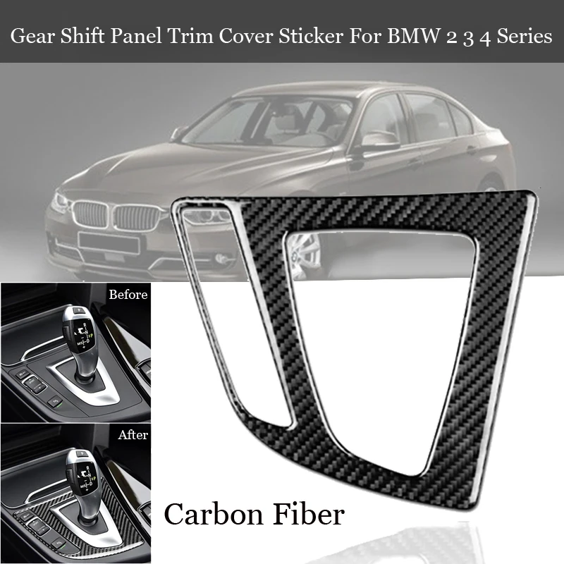 

Cover Shift Plastic For BMW 2 3 4 Series F30 F33 Sticker Frame Decor Interior Anti-scratch