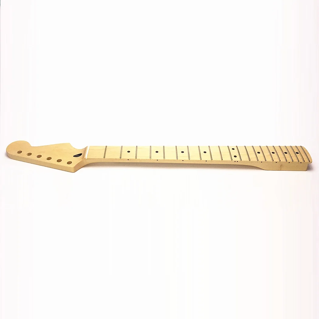 

FLEOR 1Pcs Maple 22 Fret Guitar Neck Fingerboard Matte Satin Finish For FD ST Strat Guitar Maple Neck