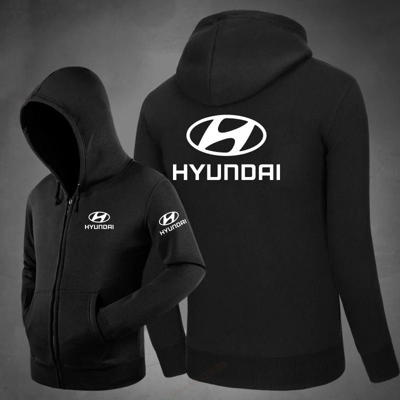 

3XL Winter Coats man 2019 Fashion Long Hooded Hyundai Sweatshirt Coat Casual Zipper Solid Outerwear Hoodies Jacket