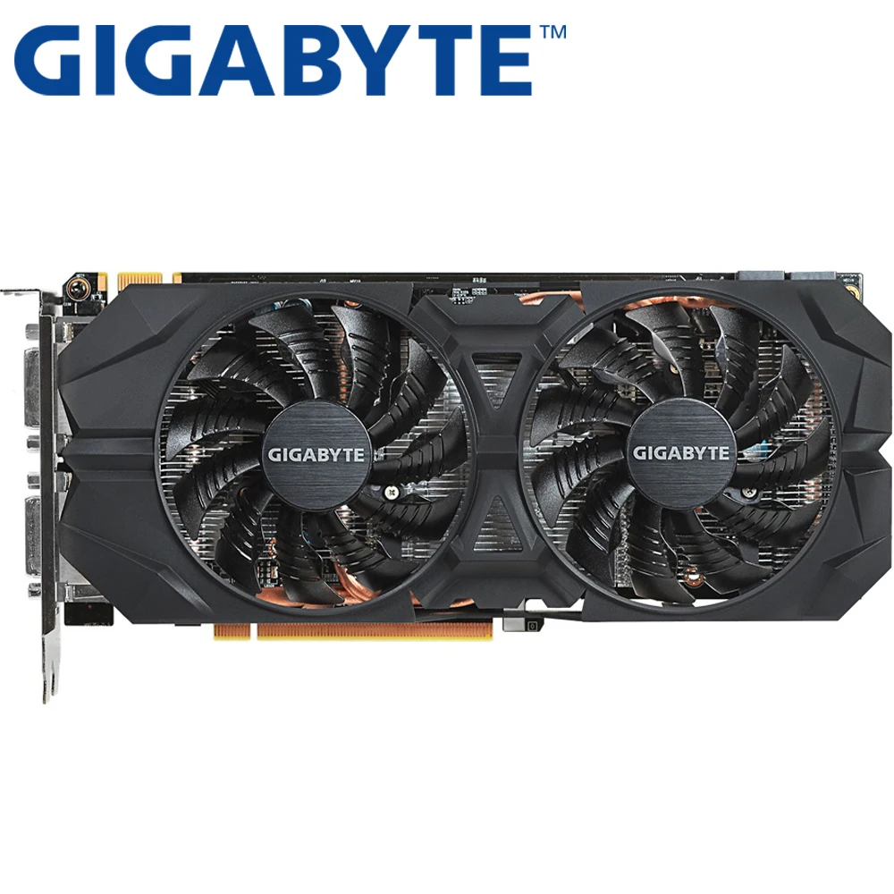 Оригинальная графическая карта GIGABYTE GTX 960 4 Гб 128 бит GDDR5 видеокарты для nVIDIA карты VGA