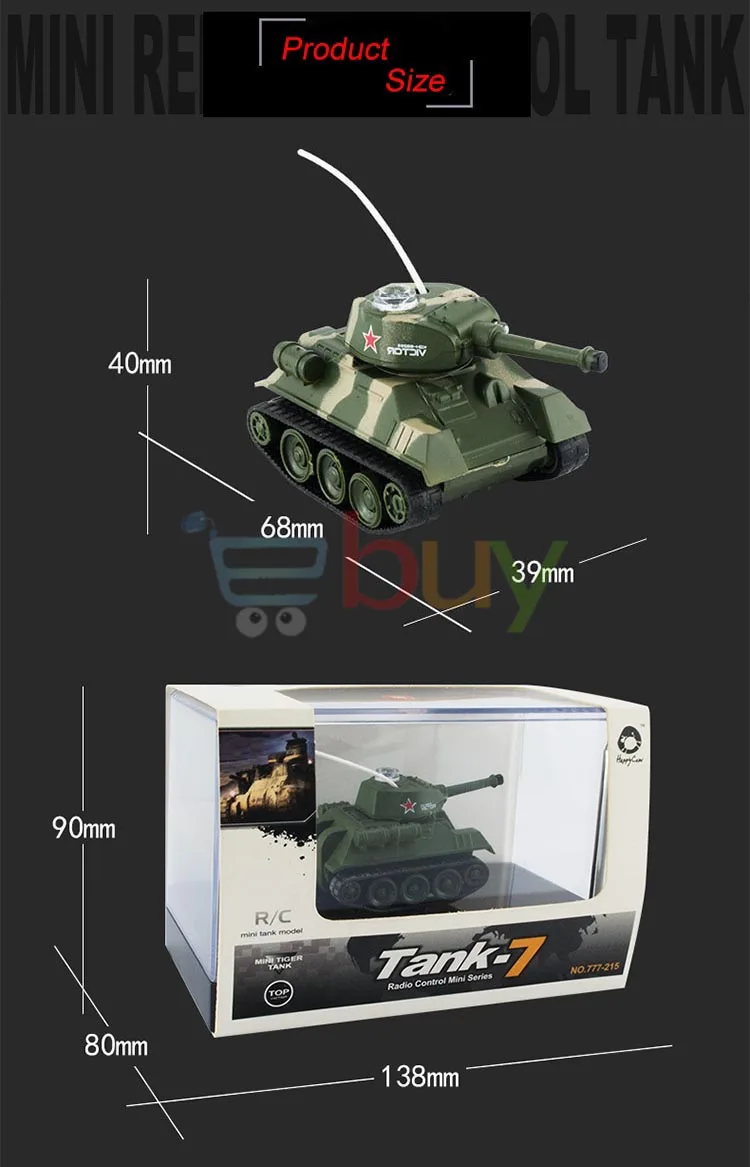 Супер Мини тигренок радиоуправляемая модель танка имитирующая масштаб Дистанционное радио управление Танк радио управление светодиодные электронные игрушки танк для детей