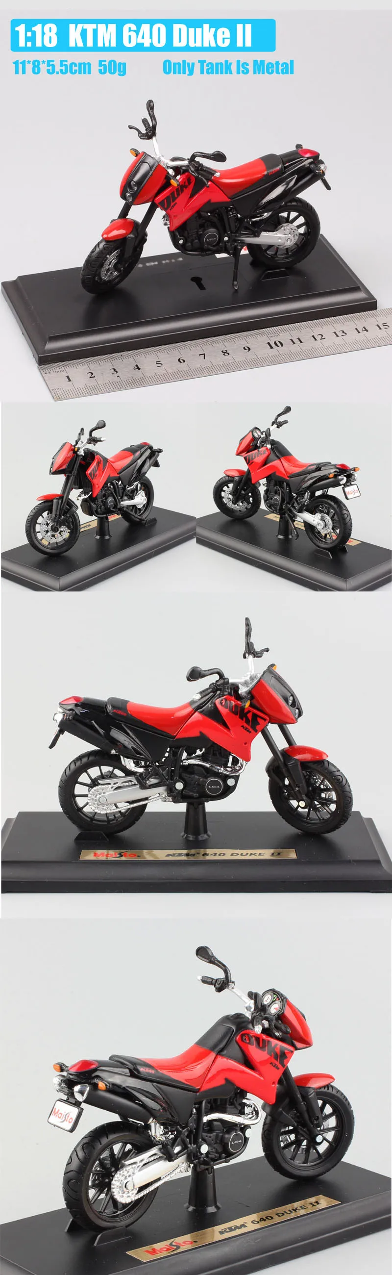 1:18 Масштаб maisto мотоцикл KTM 450 EXC ралли SXF SX520 525 duke Мотокросс грязи гоночный велосипед Diecasts транспортные средства эндуро модели игрушки