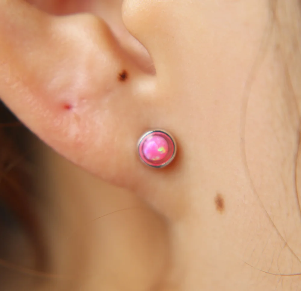 2017 Special Offer Time-limited Brincos Brinco Tiny Dots Studs 100% 925 Silver Women Little Yong Girl Gift Mini Cute Earring (6)
