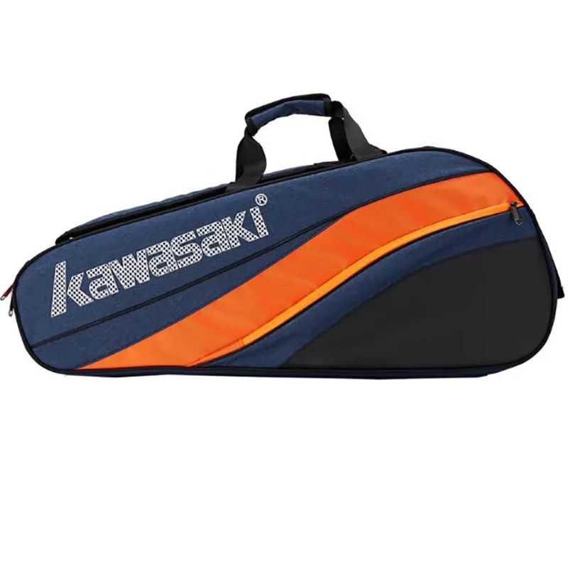 

Kawasaki Badminton Racket Bag Polyester Fiber Professional The Large Capacity Racket Bags Gym Sports Training Bag For 6 Rackets