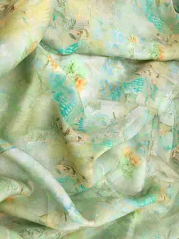 

High quality pure flax fabric Advanced Customized Brand tissu Summer high-grade gown, dress and cheongsam fabrics
