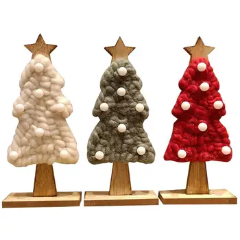 

New Arrival Wood Christmas Luminous Cabins Creative Gift Table Decor Christmas Ornaments For Home Party LED Lighting
