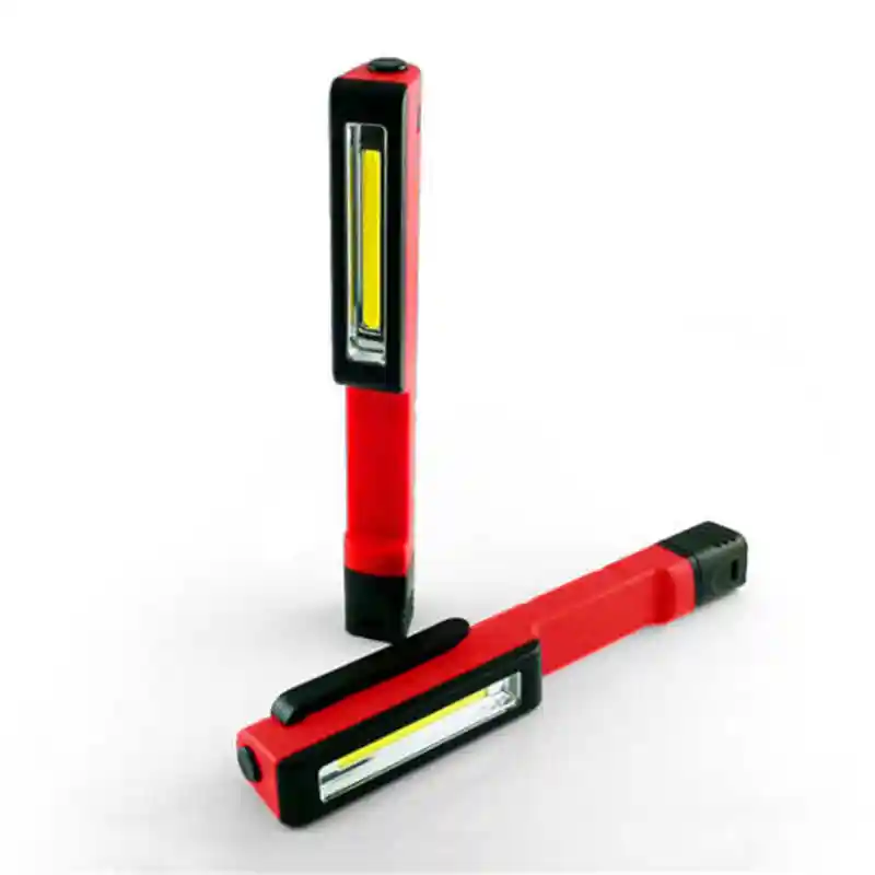 2-Pack:Easy Sterling Tools 160LM COB LED linterna de bolsillo con clip magnético