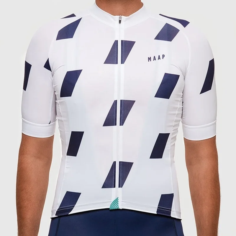 MAAP new arrival simple ventilation thin Cycling Jerseys Summer bike riding clothing tops quick dry camisetas de ciclismo - Цвет: 14