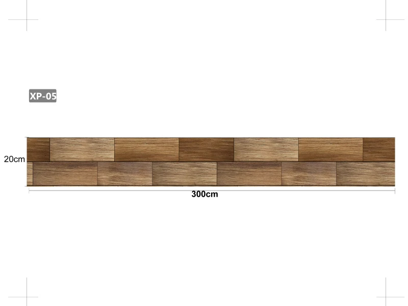 3 метра водонепроницаемый ПВХ деревянный камень напольная плитка с рисунком стикер s стены деревянные границы стикер кухня линия талии самоклеющиеся - Цвет: XP-05