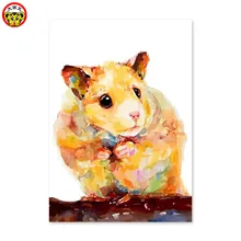 Живопись по номерам художественная краска по номерам абстрактный млекопитай DIY Цифровая живопись чернила в его картине, чтобы создать ручную окраску g