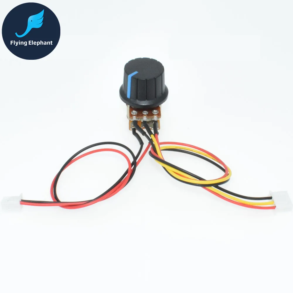 

WH148 Potentiometer 5P Switch Speed Control Knob XH2.54 linear control handle 0-10K or 0-100K Optional