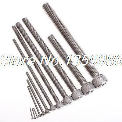 

50Pcs 20mm Long M5 SUS304 Stainless Steel Hexagon Socket Head Cap Screws M5*20