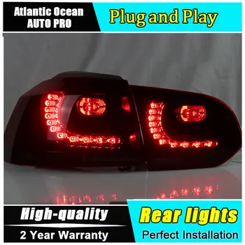 

Car Styling for VW Golf 6 Taillights 2009-2013 for Golf MK6 R LED Tail Lamp Rear Lamp LED Fog Light DRL+Brake+Park+Signal lights