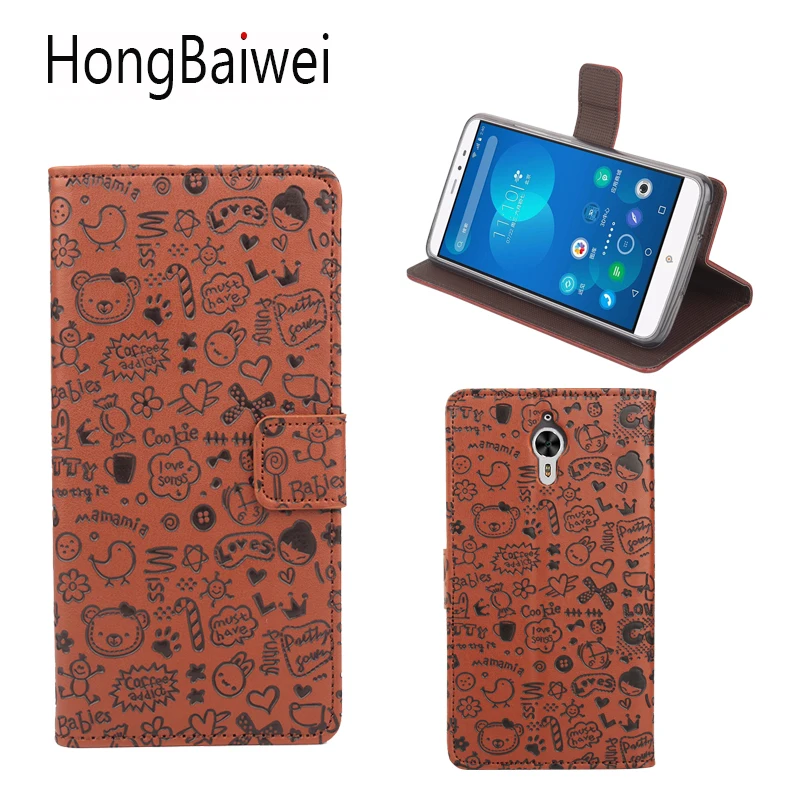 

For PPTV King 7 Case Cute Flip Luxury Leather Card Slot Wallet Phone Bag Case for PPTV King 7 7S PP6000 Pink Case Cover