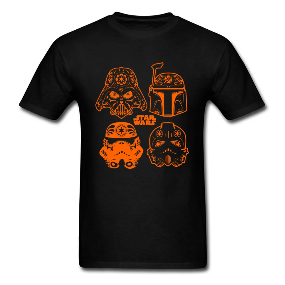 Star Wars Calavera T Shirt For Man Black T shirt Halloween